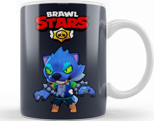 Werewolf Leon Brawl Stars Tasse Kupa Bardak Porselen