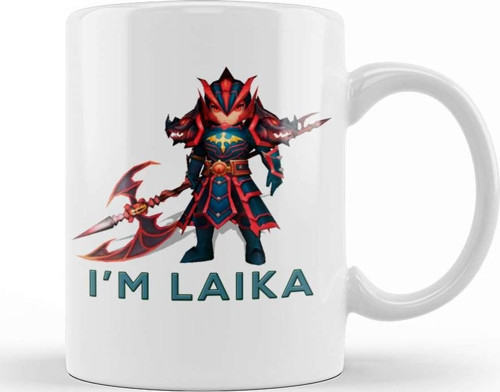 Laika Dragon Knight Fire Summon Kupa Bardak Porselen