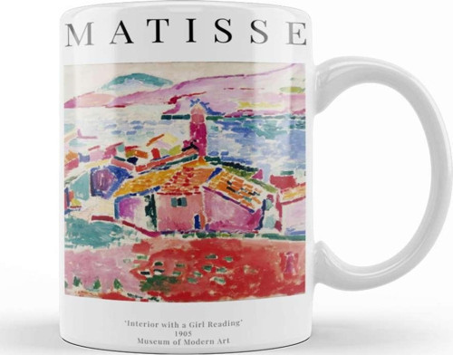 Henri Matisse View Of Collioure Exhibition Kupa Bardak Porselen