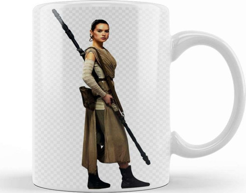 Star Wars Rey Galaxy Silhouette Cut Out 01 Kupa Bardak Porselen