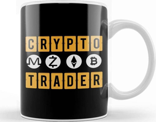 Crypto Trader Bitcoin Hodl Cryptocurrency Kupa Bardak Porselen