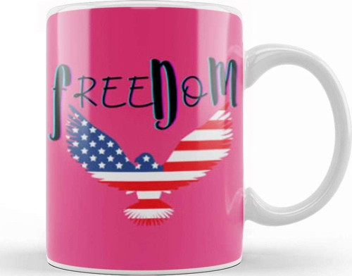 Freedom İndependence Day 4Th Of July Gift Kupa Bardak Porselen