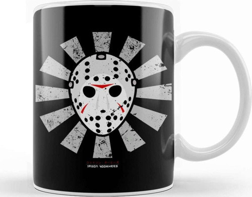 Jason Voorhees Retro Japanese Friday 13Th Kupa Bardak Porselen