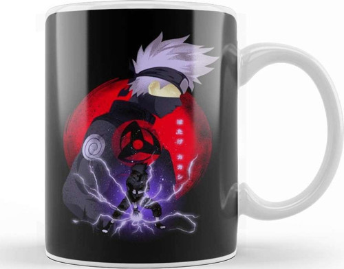 Kakashi Hatake Hero Of The Copy Wheel Eye Kupa Bardak Porselen