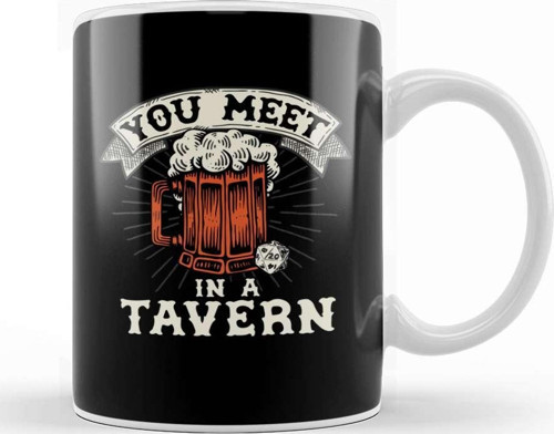 Dungeons And Dragons You Meet In A Tavern Kupa Bardak Porselen