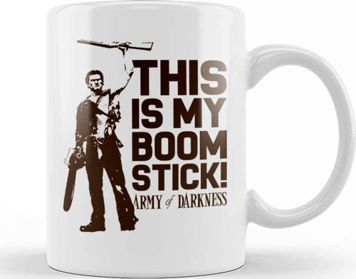 Evil Dead Army Of Darkness Ash Boom Stick Kupa Bardak Porselen