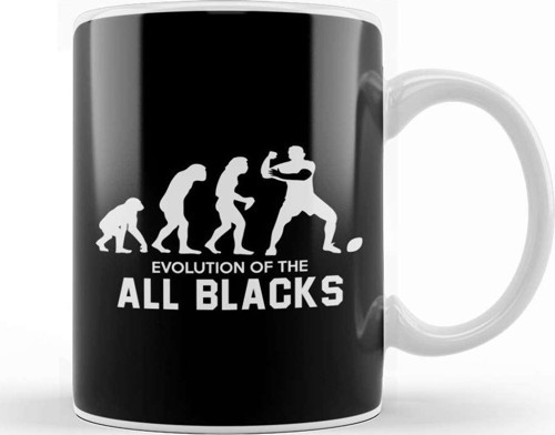 Evolution Of New Zealand Rugby All Blacks Kupa Bardak Porselen