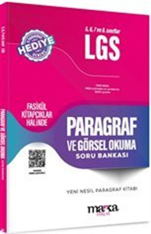 5, 6, 7 ve 8. Sınıflar Paragraf ve Görsel Okuma Soru Bankası