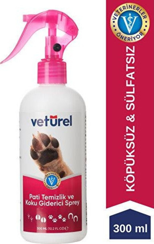 köpek Pati Temizlik ve Koku Giderici Sprey 300 ml