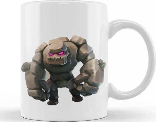 Clash Of Clans Clash Royale Golem Goblin Kupa Bardak Porselen