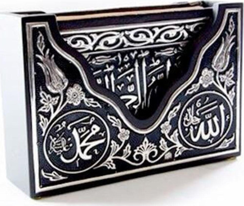 Kişiye Özel Hediye Gümüş Kaplama Zarf Kuran Kutusu Ve Kur'An-ı Kerim (Orta Boy 16 x 24)