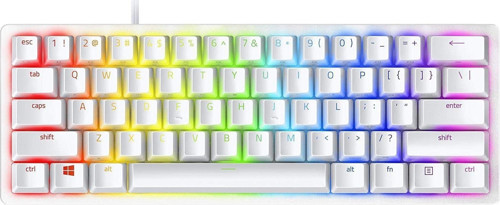 Huntsman Mini %60 Oyun Klavyesi,Red Switch Mercury White - Rz03-03390400-R3M1