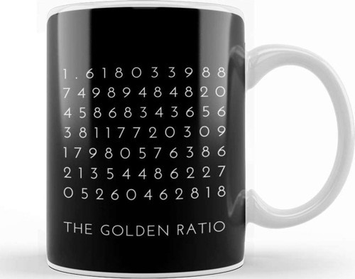 Maths And Science Fibonacci Golden Ratio Kupa Bardak Porselen
