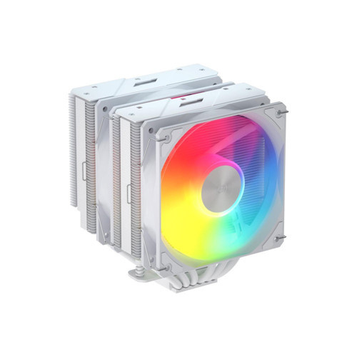 MP7 WA 2x120mm ARGB Fanlı LGA1700/1851/AM5 Beyaz işlemci Soğutucu