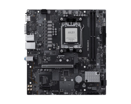 PRO B840M-B AM5 DDR5 8000MHZ(OC) HDMI VGA 2X M.2 USB 5 GBS 2.5G LAN MATX