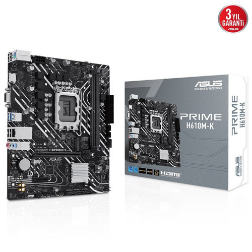 PRIME H610M-K DDR5 5600Mhz HDMI VGA mATX 1700