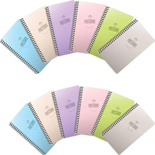 Pastoral 72 Yp. A4 Spiralli Pp. Kapak Defter Çizgili 12'Li