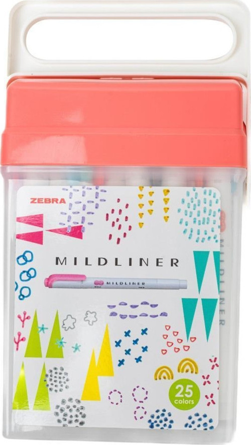 Mildliner Çift Uçlu Fosforlu Kalem 25'li Kutu WKT7-25C