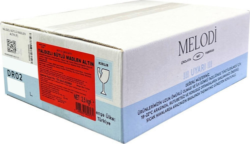 Yaldızlı Sütlü Madlen Altın 2,5 KG