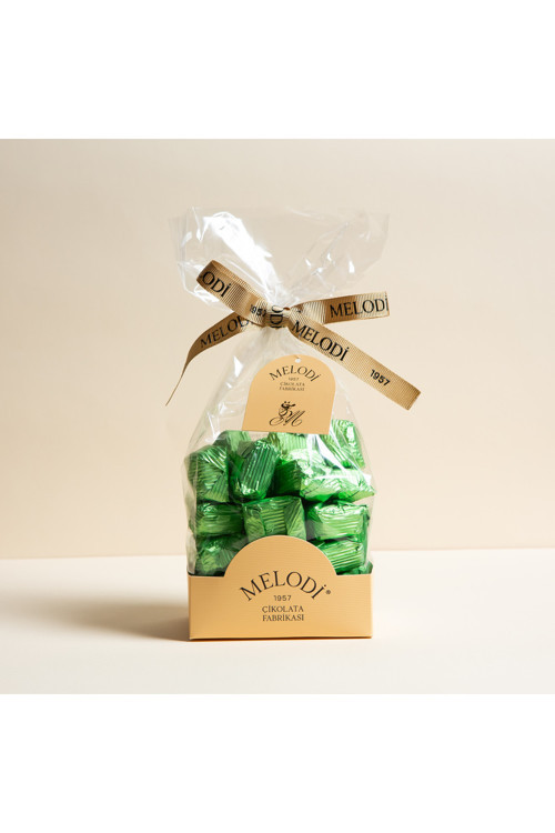 Melodi Yaldızlı Fıstık Krokan Çikolata 500 G