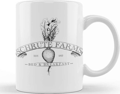 The Office Schrute Farms Bed & Breakfast Kupa Bardak Porselen