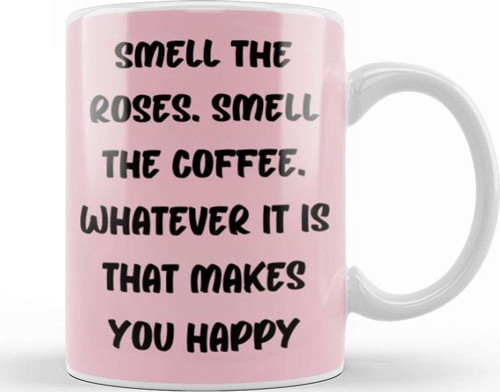 Funny Coffee Drinks Art Lover Gift Quote Kupa Bardak Porselen
