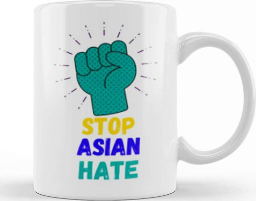 Stop Asian Hate Aapı Asian Lives Matter Kupa Bardak Porselen