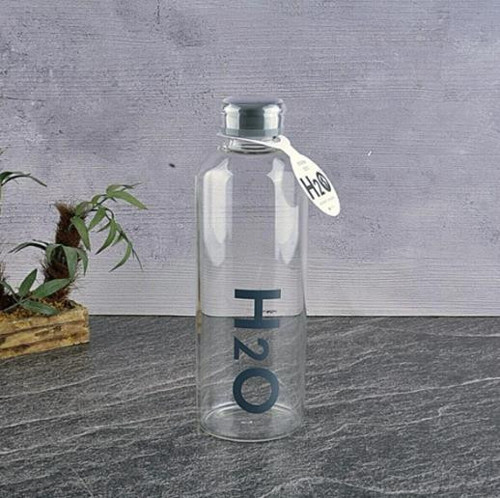 H2O 1 LT Borosilikat Cam Matara Gri H2O81002