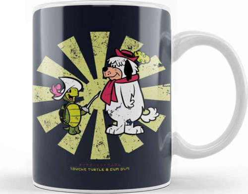 Touche Turtle And Dum Dum Retro Japanese Kupa Bardak Porselen