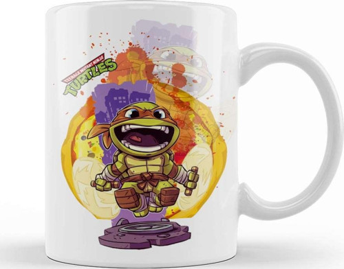 Teenage Mutant Ninja Turtles Miguelangel Kupa Bardak Porselen