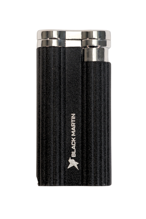 Tek Torch Pürmüz Delicili Siyah Metal Puro Çakmağı