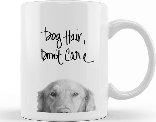 Dog Hair Dont Care Gifts For Everyone 01 Kupa Bardak Porselen