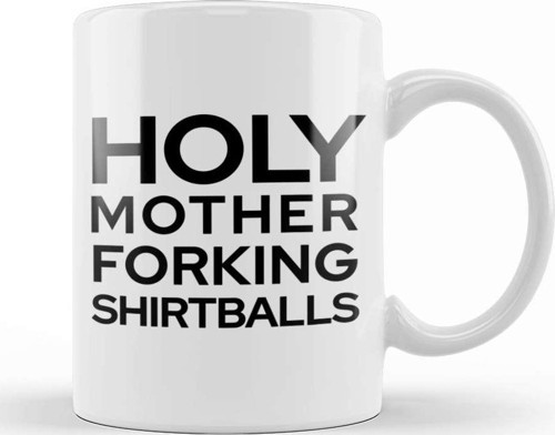 Holy Mother Forking Balls The Good Place Kupa Bardak Porselen