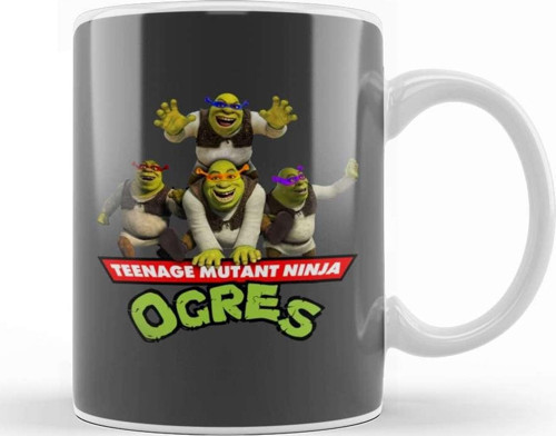 Ninja Turtles Teenage Mutant Ninja Ogres Kupa Bardak Porselen