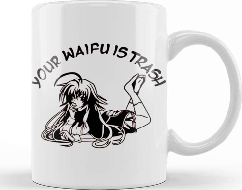 Rias High School Dxd Your Waifu İs Trash Kupa Bardak Porselen