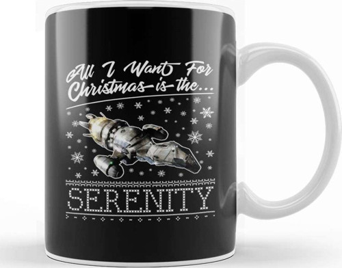 All I Want For Christmas Is The Serenity Kupa Bardak Porselen