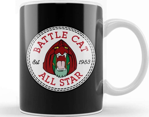 Battle Cat He Man All Star Converse Logo Kupa Bardak Porselen