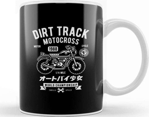 Dirt Track Motorcross World Championship Kupa Bardak Porselen