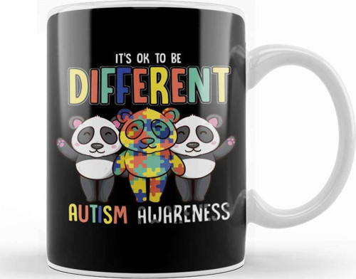 It S Ok To Be Different Autism Awareness Kupa Bardak Porselen
