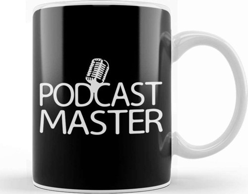 Podcast Master Podcasting Creator & Host Kupa Bardak Porselen