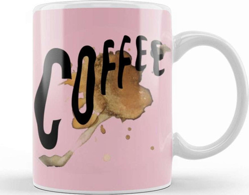 Funny Coffee Drinks Art Lover Gift Quote Kupa Bardak Porselen