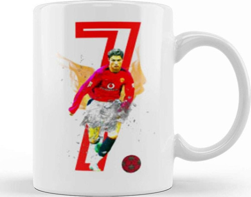 The King Of Football Cristiano Ronaldo 7 Kupa Bardak Porselen