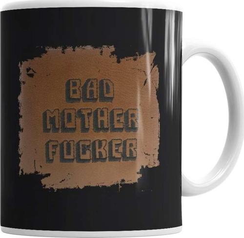 Camiseta Bad Motherf Ucker Pulp Fiction Kupa Bardak Porselen