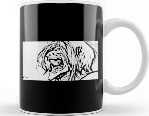 Attack On Titan Eren Titan Double Sided Kupa Bardak Porselen