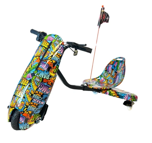 Drift Car Elektrikli Kaykay Drift Scooter Bluetooth Grafity Desenli Kasa16