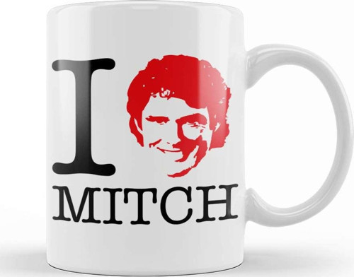 I Heart Mitch Baywatch David Hasselhoff Kupa Bardak Porselen