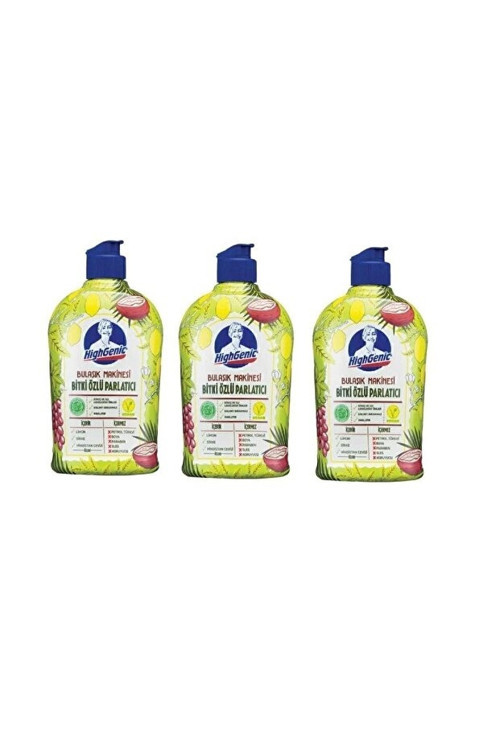 Bitki Özlü Bulaşık Makine Parlatıcısı 500 ml x 3 Adet