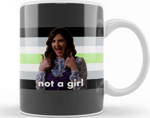 Agender Janet Not A Girl The Good Place Kupa Bardak Porselen