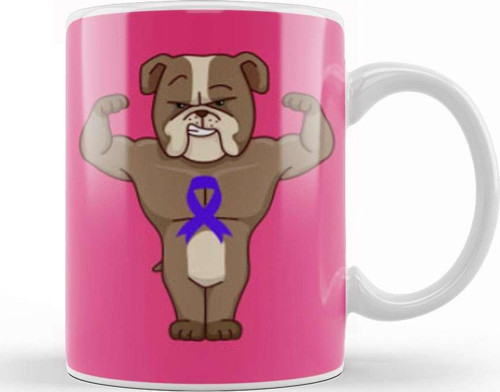 Dog Crohn'S & Colıtıs Awareness Warrior Kupa Bardak Porselen