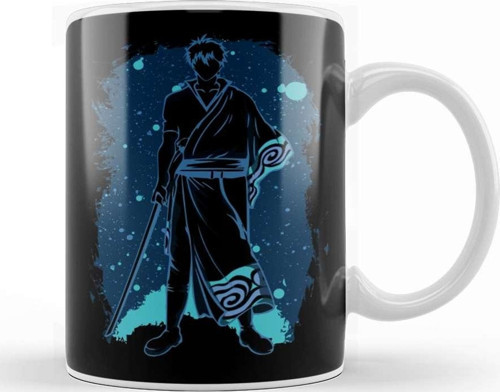 Gintama Anime Samurai Amurai Gintama Sa Kupa Bardak Porselen